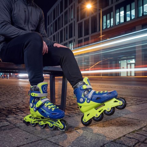 NA1055 ŁYŻWOROLKI BLAZE GRANATOWE ROZM. L(39-42) NILS EXTREME NILS EXTREME
