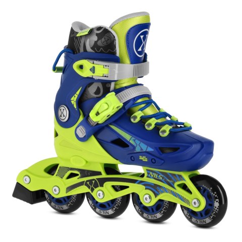 NA1055 ŁYŻWOROLKI BLAZE GRANATOWE ROZM. M(35-38) NILS EXTREME NILS EXTREME