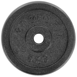 OBCIĄŻENIE ŻELIWNE CZARNE 5 KG ENERO FIT fi26,5 1SZT