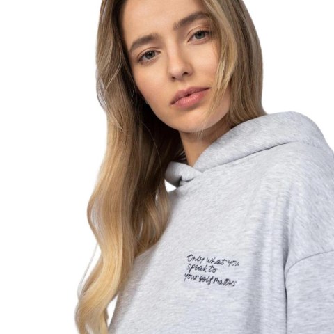 Bluza damska Outhorn chłodny jasny szary melanż OTHAW22TSWSF079 27M Outhorn