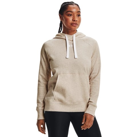 Bluza damska Under Armour Rival Fleece HB Hoodie beżowa 1356317 783 Under Armour Bluza damska Under Armour Rival Fleece HB Hoodie beżowa 1356317 783 Under Armour