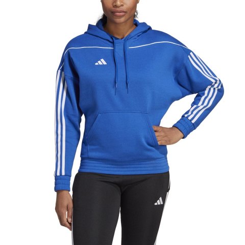 Bluza damska adidas Tiro 23 League Sweat Hoodie niebieska IC7851 Adidas Bluza damska adidas Tiro 23 League Sweat Hoodie niebieska IC7851 Adidas