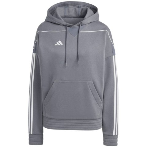 Bluza damska adidas Tiro 23 League Sweat Hoodie szara HZ3013 Adidas Bluza damska adidas Tiro 23 League Sweat Hoodie szara HZ3013 Adidas