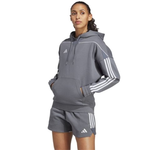 Bluza damska adidas Tiro 23 League Sweat Hoodie szara HZ3013 Adidas Bluza damska adidas Tiro 23 League Sweat Hoodie szara HZ3013 Adidas