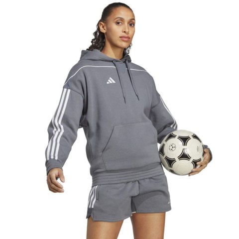 Bluza damska adidas Tiro 23 League Sweat Hoodie szara HZ3013 Adidas Bluza damska adidas Tiro 23 League Sweat Hoodie szara HZ3013 Adidas