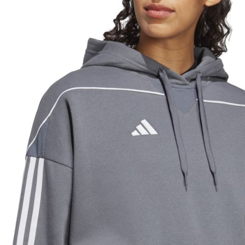 Bluza damska adidas Tiro 23 League Sweat Hoodie szara HZ3013 Adidas Bluza damska adidas Tiro 23 League Sweat Hoodie szara HZ3013 Adidas