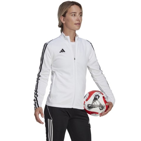 Bluza damska adidas Tiro 23 League Training biała HS3513 Adidas teamwear Bluza damska adidas Tiro 23 League Training biała HS3513 Adidas teamwear
