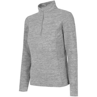 Bluza damska polarowa 4F chłodny jasny szary melanż H4Z22 BIDP010 27M 4F