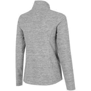 Bluza damska polarowa 4F chłodny jasny szary melanż H4Z22 BIDP010 27M 4F