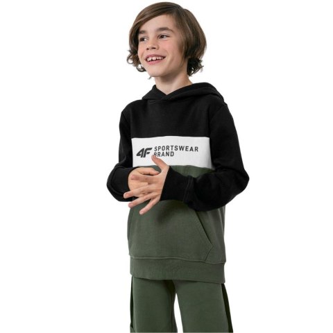 Bluza dla chłopca 4F morska zieleń HJZ22 JBLM003 46S 4F Bluza dla chłopca 4F morska zieleń HJZ22 JBLM003 46S 4F