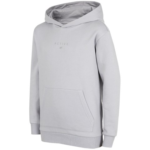 Bluza dla dziewczynki 4F chłodny jasny szary HJZ22 JBLD003 27S 4F Bluza dla dziewczynki 4F chłodny jasny szary HJZ22 JBLD003 27S 4F