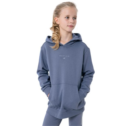 Bluza dla dziewczynki 4F denim HJZ22 JBLD003 32S 4F Bluza dla dziewczynki 4F denim HJZ22 JBLD003 32S 4F