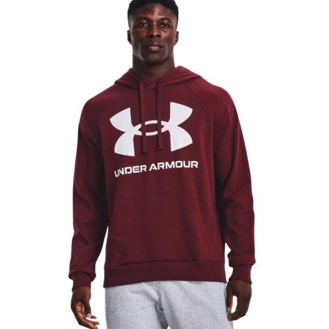 Bluza męska Under Armour Rival Fleece Big Logo HD bordowa 1357093 690 Under Armour Bluza męska Under Armour Rival Fleece Big Logo HD bordowa 1357093 690 Under Armour