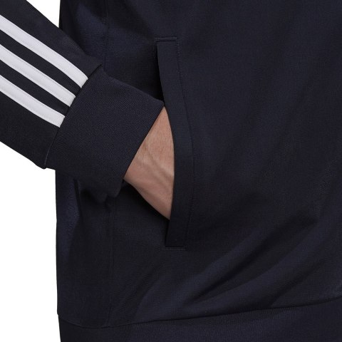 Bluza męska adidas Primegreen Essentials Warm-Up 3-Stripes granatowa H46100 Adidas Bluza męska adidas Primegreen Essentials Warm-Up 3-Stripes granatowa H46100 Adidas