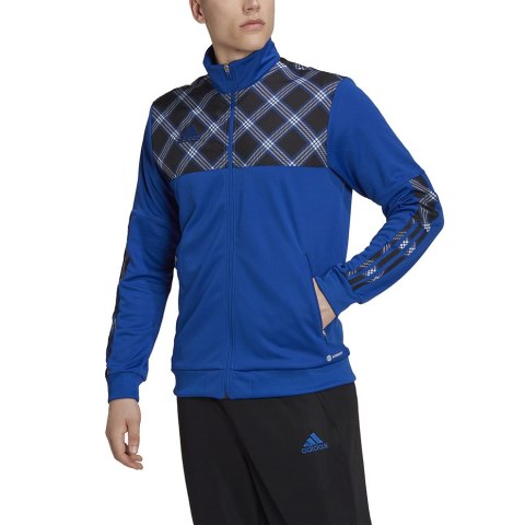 Bluza męska adidas Tiro Track niebieska HN5514 Adidas Bluza męska adidas Tiro Track niebieska HN5514 Adidas