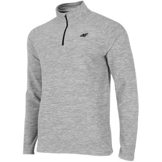 Bluza polarowa męska 4F chłodny jasny szary melanż H4Z22 BIMP010 27M 4F
