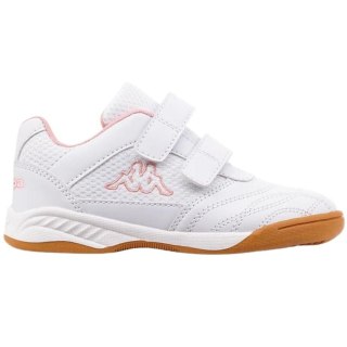 Buty dla dzieci Kappa Kickoff K biało-różowe 260509K 1072 Kappa