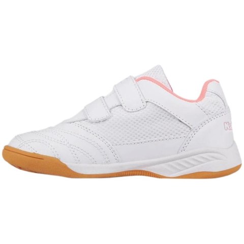 Buty dla dzieci Kappa Kickoff K biało-różowe 260509K 1072 Kappa Buty dla dzieci Kappa Kickoff K biało-różowe 260509K 1072 Kappa