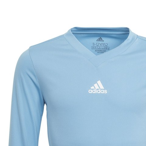 Koszulka dla dzieci adidas Team Base Tee błękitna GN7512 Adidas teamwear Koszulka dla dzieci adidas Team Base Tee błękitna GN7512 Adidas teamwear