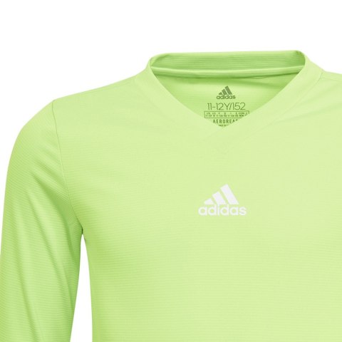 Koszulka dla dzieci adidas Team Base Tee limonkowa GN7513 Adidas teamwear Koszulka dla dzieci adidas Team Base Tee limonkowa GN7513 Adidas teamwear