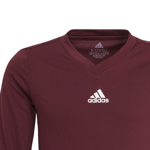 Koszulka dla dzieci adidas Team Base bordowa GN7510 Adidas teamwear Koszulka dla dzieci adidas Team Base bordowa GN7510 Adidas teamwear