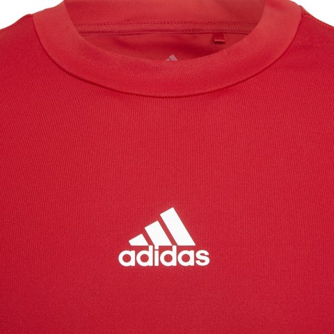Koszulka dla dzieci adidas Youth Techfit Long Sleeve czerwona H23154 Adidas teamwear Koszulka dla dzieci adidas Youth Techfit Long Sleeve czerwona H23154 Adidas teamwear