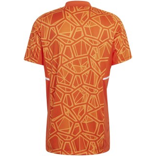 Koszulka męska Condivo 22 Goalkeeper Jersey Short Sleeve pomarańczowa HB1621 Adidas teamwear