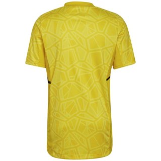 Koszulka męska adidas Condivo 22 Goalkeeper Jersey Short Sleeve żółta HF0138 Adidas teamwear