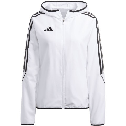 Kurtka damska adidas Tiro 23 League Windbreaker biała IA1631 Adidas teamwear Kurtka damska adidas Tiro 23 League Windbreaker biała IA1631 Adidas teamwear