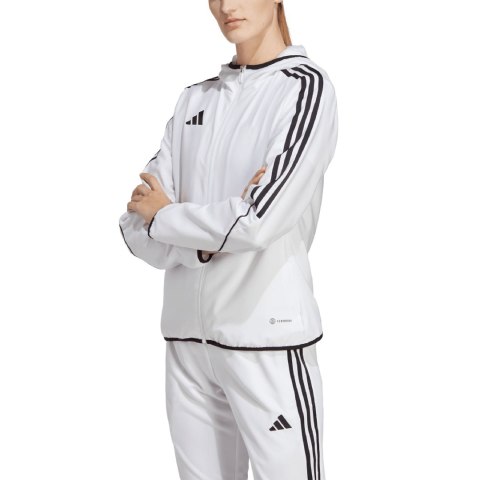 Kurtka damska adidas Tiro 23 League Windbreaker biała IA1631 Adidas teamwear Kurtka damska adidas Tiro 23 League Windbreaker biała IA1631 Adidas teamwear