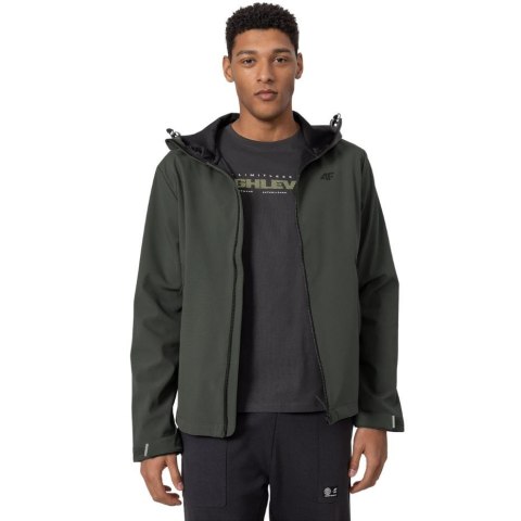 Kurtka męska 4F softshell oliwkowa H4Z22 SFM001 44S 4F Kurtka męska 4F softshell oliwkowa H4Z22 SFM001 44S 4F
