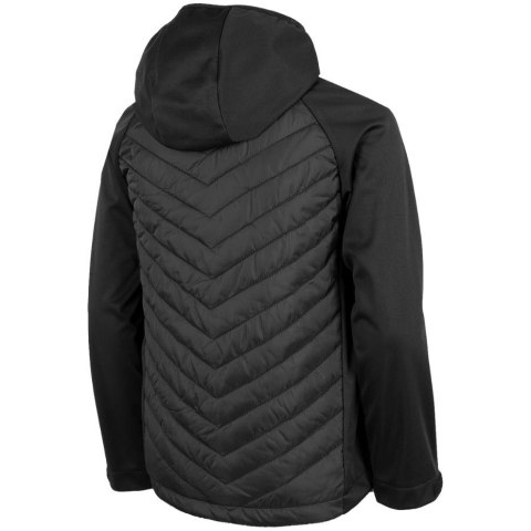Kurtka softshell dla chłopca 4F głęboka czerń HJZ22 JSFM002 20S 4F Kurtka softshell dla chłopca 4F głęboka czerń HJZ22 JSFM002 20S 4F