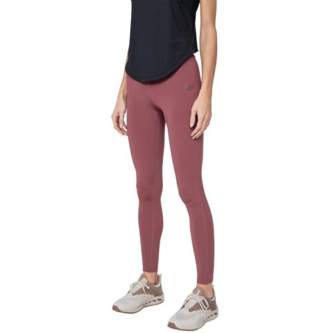 Legginsy funkcyjne damskie 4F burgund H4Z22 SPDF011 60S 4F Legginsy funkcyjne damskie 4F burgund H4Z22 SPDF011 60S 4F