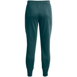 Spodnie damskie Under Armour Rival Fleece Joggers zielone 1356416 716 Under Armour