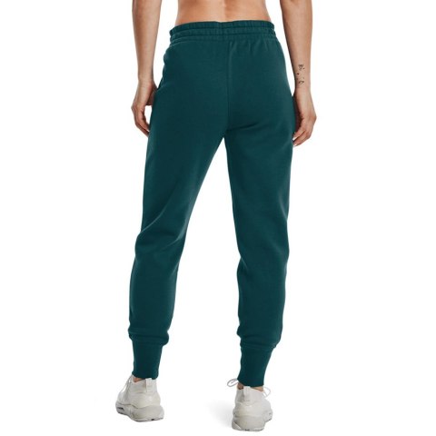 Spodnie damskie Under Armour Rival Fleece Joggers zielone 1356416 716 Under Armour