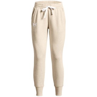 Spodnie damskie Under Armour Rival Fleece kremowe 1356416 783 Under Armour