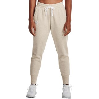 Spodnie damskie Under Armour Rival Fleece kremowe 1356416 783 Under Armour