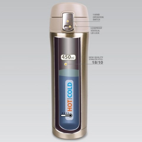 KUBEK TERMICZNY COLLECTION 450 ML MAESTRO ZŁOTY