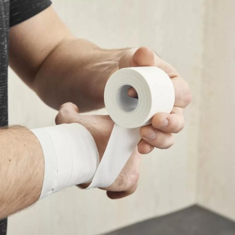 TAŚMA TEJP TAPE SPORTOWA KINESIOLOGICZNA 7,3Mx3,8CM CZERWONY DUNLOP