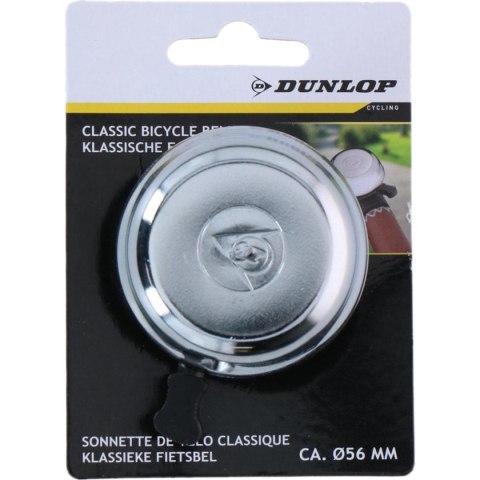 DZWONEK ROWEROWY CLASSIC SILVER DUNLOP 56MM