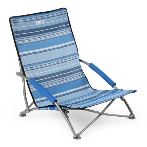 NC3035 NIEBIESKO-BIAŁY KRZESŁO PLAŻOWE NILS NILS