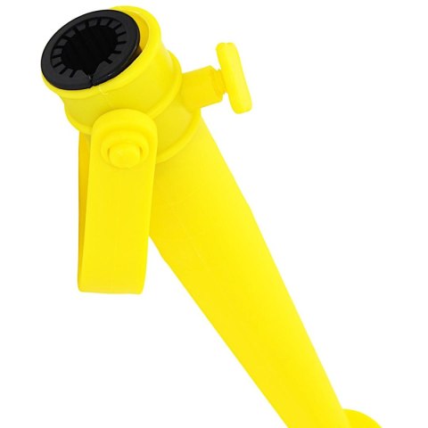 BAZA MOCOWANIE DO PARASOLA PLASTIKOWA WKRĘCANA 39CM ŻÓŁTA