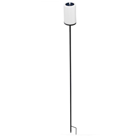 LAMPA ŚWIECA SOLARNA POCHODNIA LED