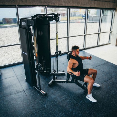 POS15 PODŁOGA GUMOWA POD SPRZĘT FITNESS BLACK/BLUE II GATUNEK INNY