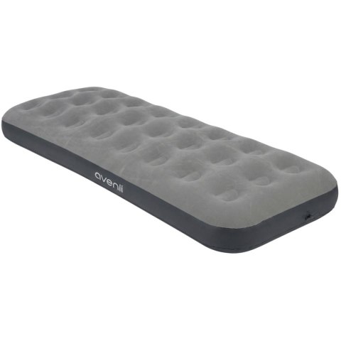MATERAC FLOKOWANY 1-OSOBOWY CLOUDCOIL SZARY 191x73x22CM 24637