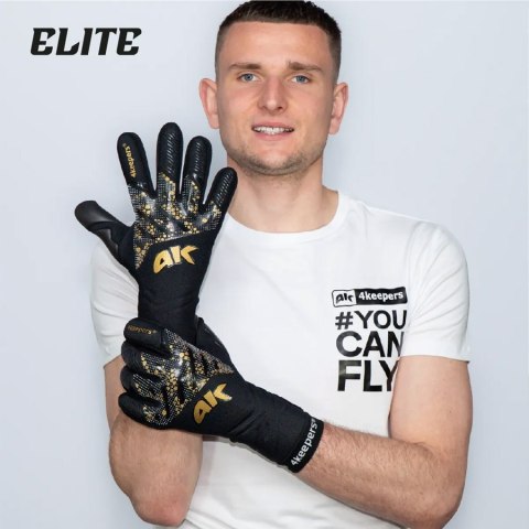 Rękawice 4keepers Elite Drake NC Junior S1028417 czarny 6 4keepers