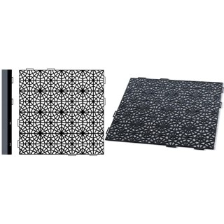 KRATKA CHODNIKOWA AŻUROWA MOSAIC CZARNY 1SZT