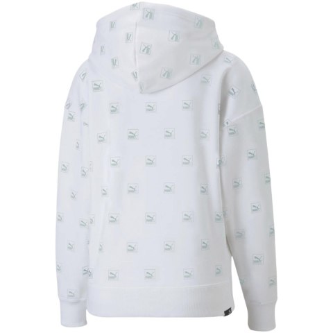 Bluza damska Puma Brand Love AOP Hoodie FL biała 535706 02 Puma Bluza damska Puma Brand Love AOP Hoodie FL biała 535706 02 Puma