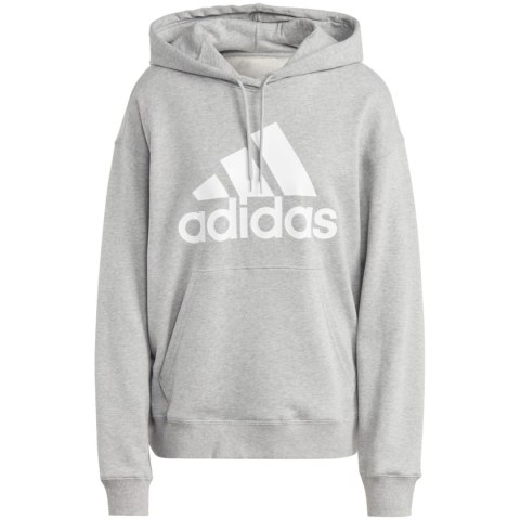Bluza damska adidas Essentials Big Logo Oversized French Terry Hoodie szara IC9865 Adidas Bluza damska adidas Essentials Big Logo Oversized French Terry Hoodie szara IC9865 Adidas