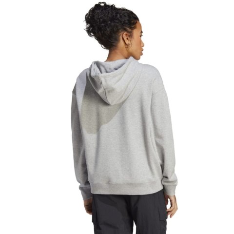 Bluza damska adidas Essentials Big Logo Oversized French Terry Hoodie szara IC9865 Adidas Bluza damska adidas Essentials Big Logo Oversized French Terry Hoodie szara IC9865 Adidas